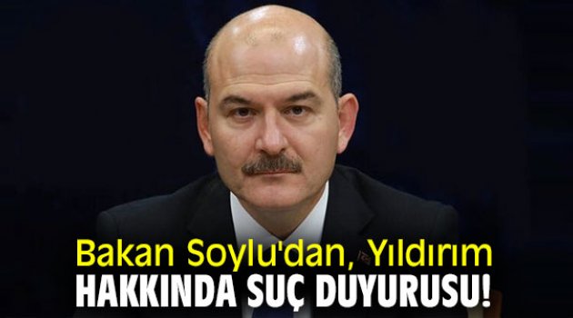 Yıldırım hakkında suç duyurusunda bulundu