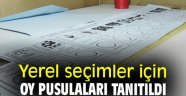 Yerel seçimler için oy pusulaları tanıtıldı