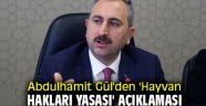 Abdulhamit Gül'den 'Hayvan hakları yasası' açıklaması