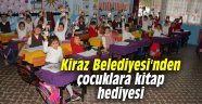 Kiraz Belediyesi'nden çocuklara kitap hediyesi 