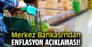 Merkez Bankası'ndan flaş enflasyon açıklaması!